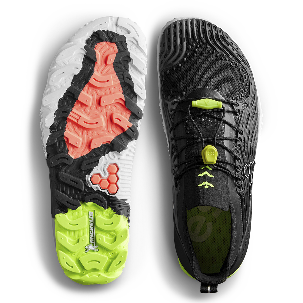 Vivobarefoot Hydra Esc - Obsidian/Safety Yellow