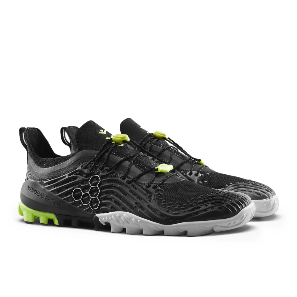 Vivobarefoot Hydra Esc - Obsidian/Safety Yellow
