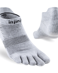 Injinji Run Original Weight Unisex No-Show - Grey
