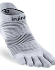 Injinji Run Original Weight Unisex No-Show - Grey