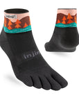 Injinji Artist Designed Men's Mini-Crew - Stream