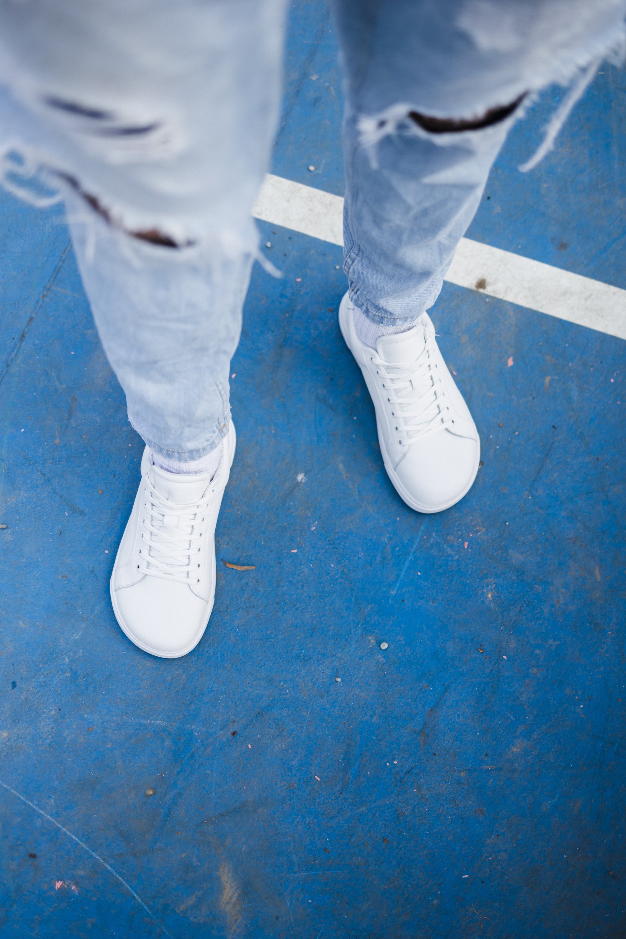 Barebarics Zoom All White Leather