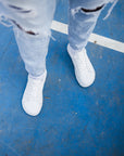 Barebarics Zoom All White Leather