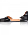 Shapen Poppy Leather Black