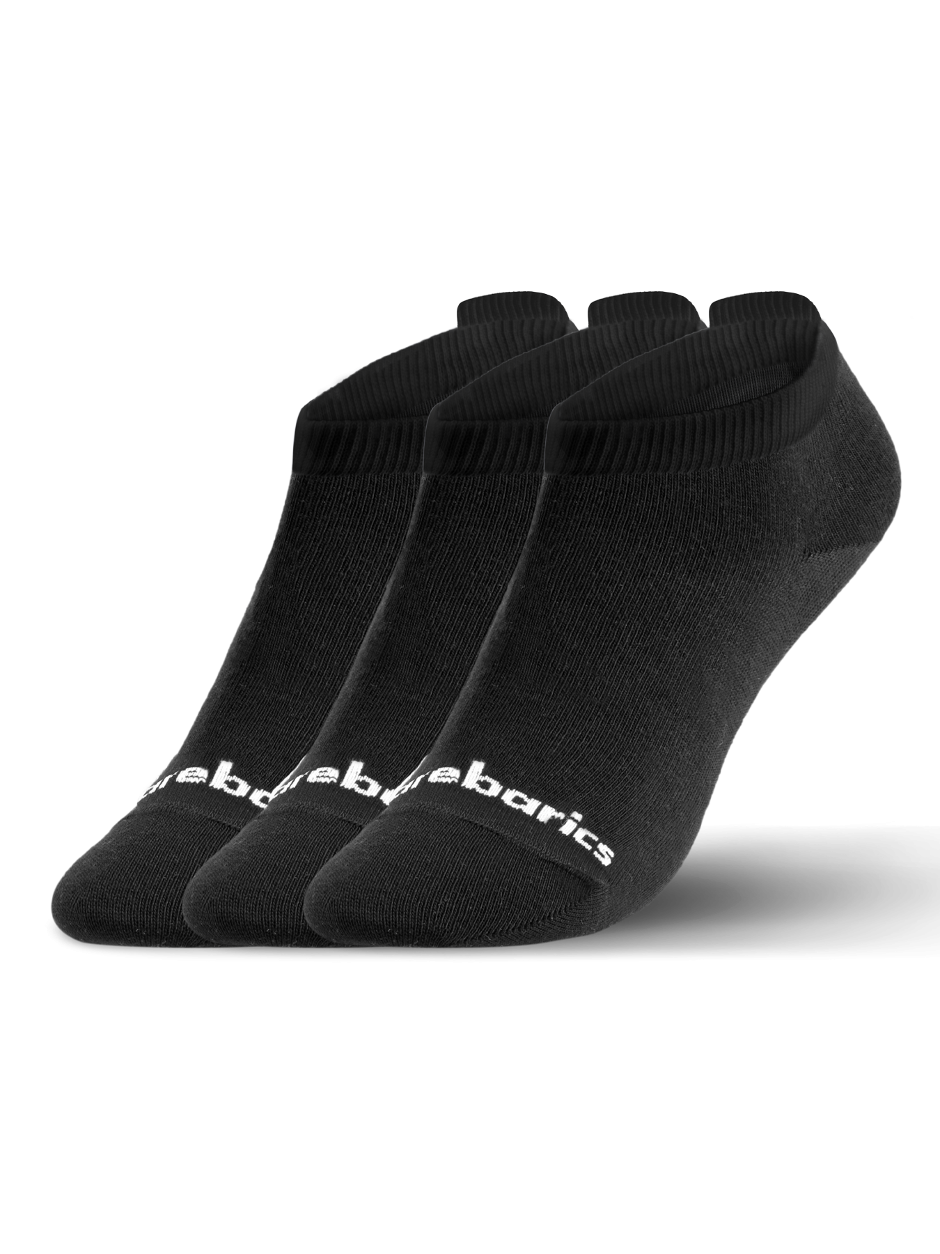 Barefoot Socks Barebarics Low-Cut Black 3 Pack
