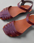 Bioworld Petra Barefoot Sandals - Burgandy