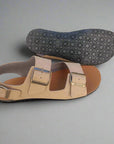 Bioworld Barefoot Unisex Chad Taupe Sandals