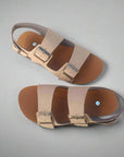 Bioworld Barefoot Unisex Chad Taupe Sandals