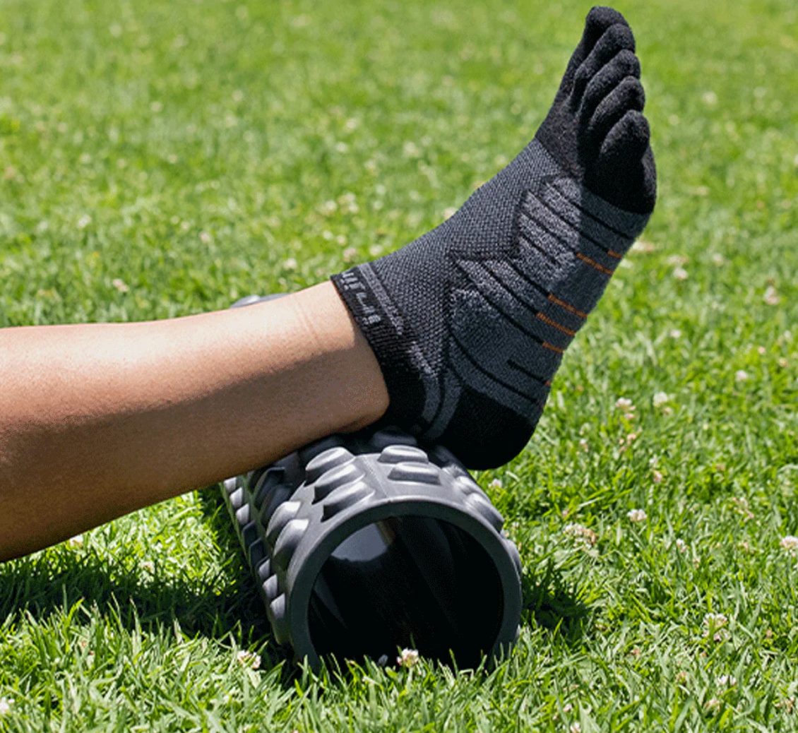 Injinji Run Midweight Unisex No Show - Onyx