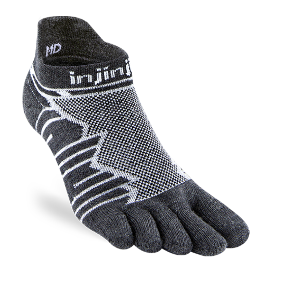 Injinji Ultra Run Midweight No Show Merino Wool