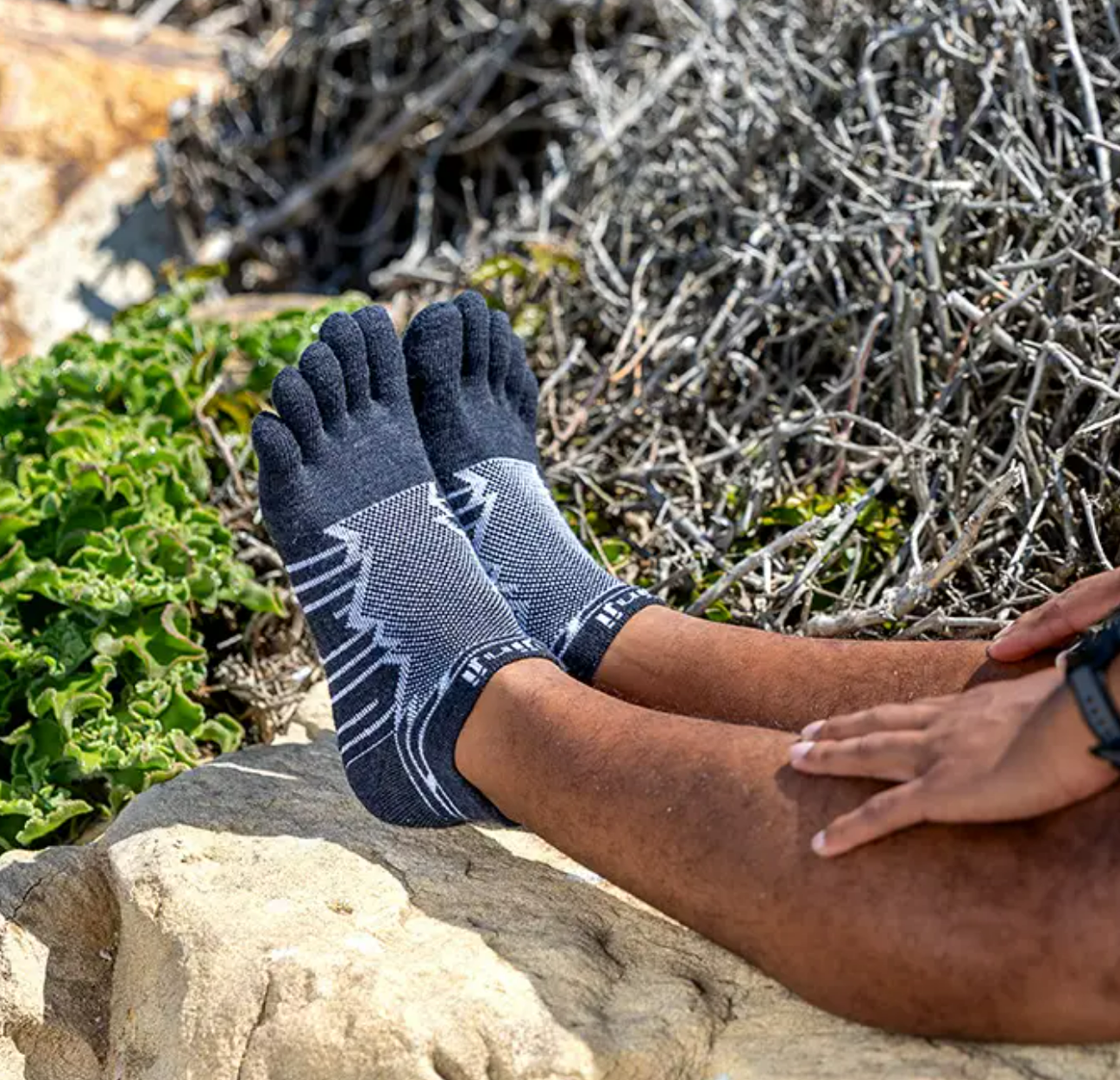 Injinji Ultra Run Midweight No Show Merino Wool