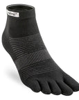 Injinji Run Original Weight Unisex Mini-Crew - Black