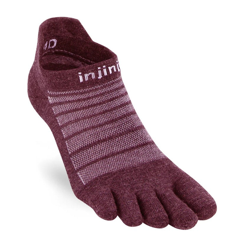 Injinji Run Lightweight No Show Merino Wool