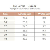 Be Lenka Scoot Junior White & Black