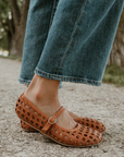Origo Shoes Women's Woven Ballerina by Anya