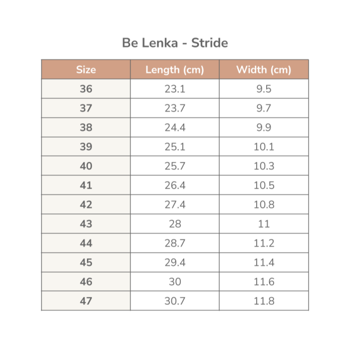 Be Lenka Stride Black & White