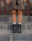 Shapen Victory Barefoot Chelsea Boots - Black Leather