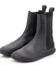 Shapen Victory Barefoot Chelsea Boots - Black Leather
