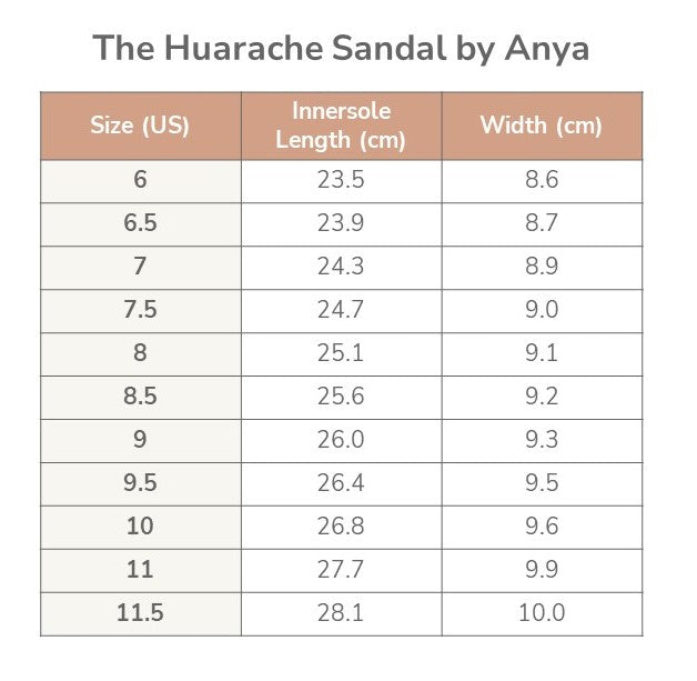 Origo Shoes The Huarache Sandal by Anya Cinnamon