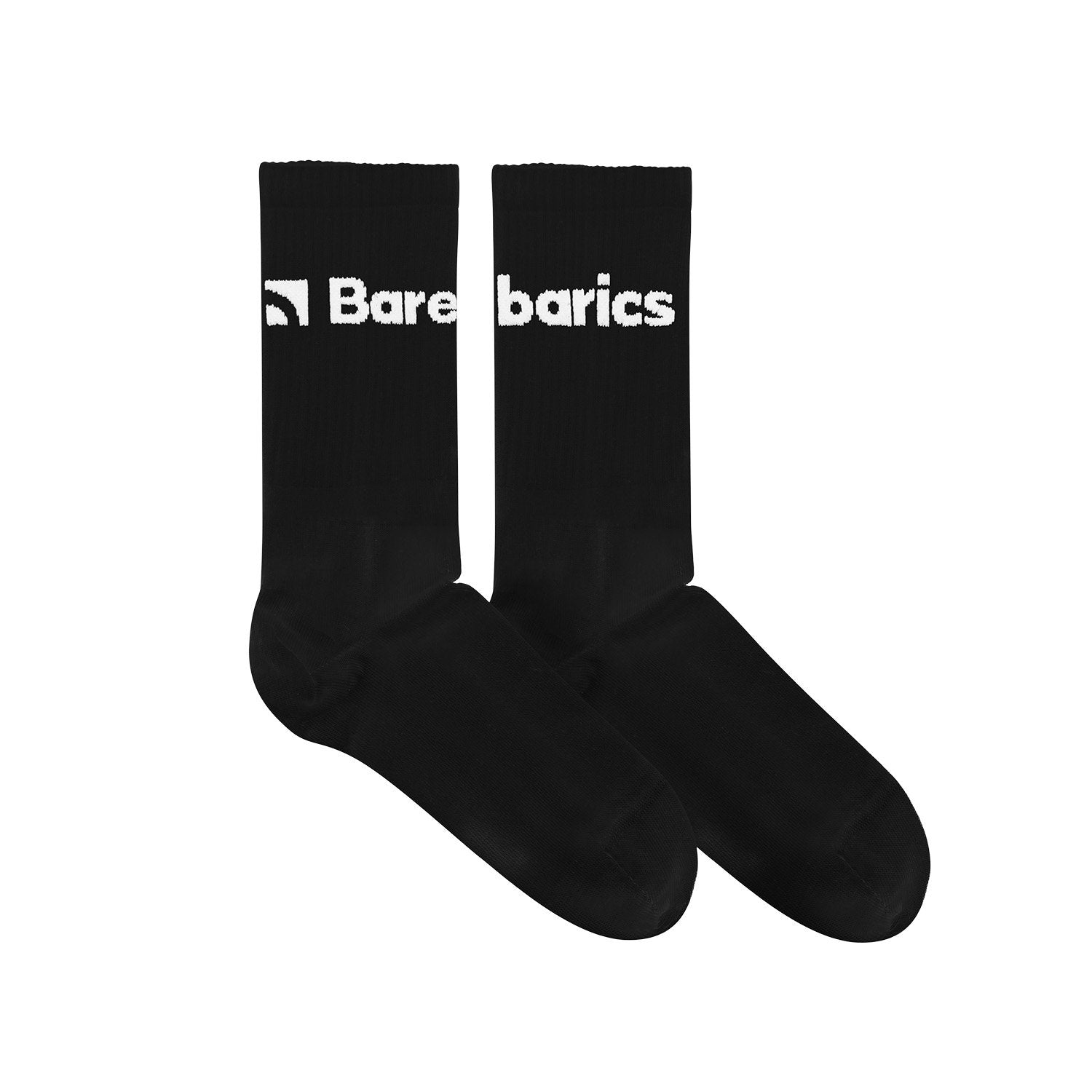 Barefoot Socks Barebarics Crew Black