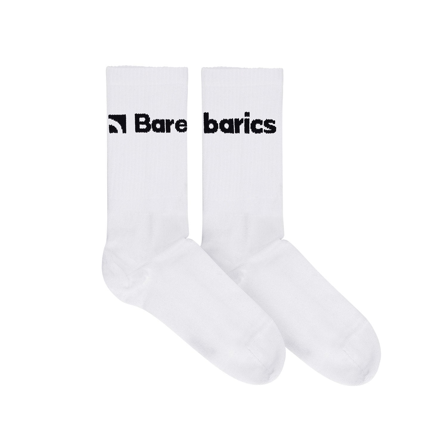 Barefoot Socks Barebarics Crew White