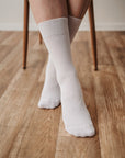 Be Lenka Barefoot Socks Crew White