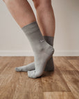 Be Lenka Barefoot Socks Crew Grey