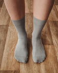 Be Lenka Barefoot Socks Crew Grey