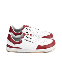 Barebarics Wave White & Crimson Red