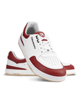 Barebarics Wave White & Crimson Red