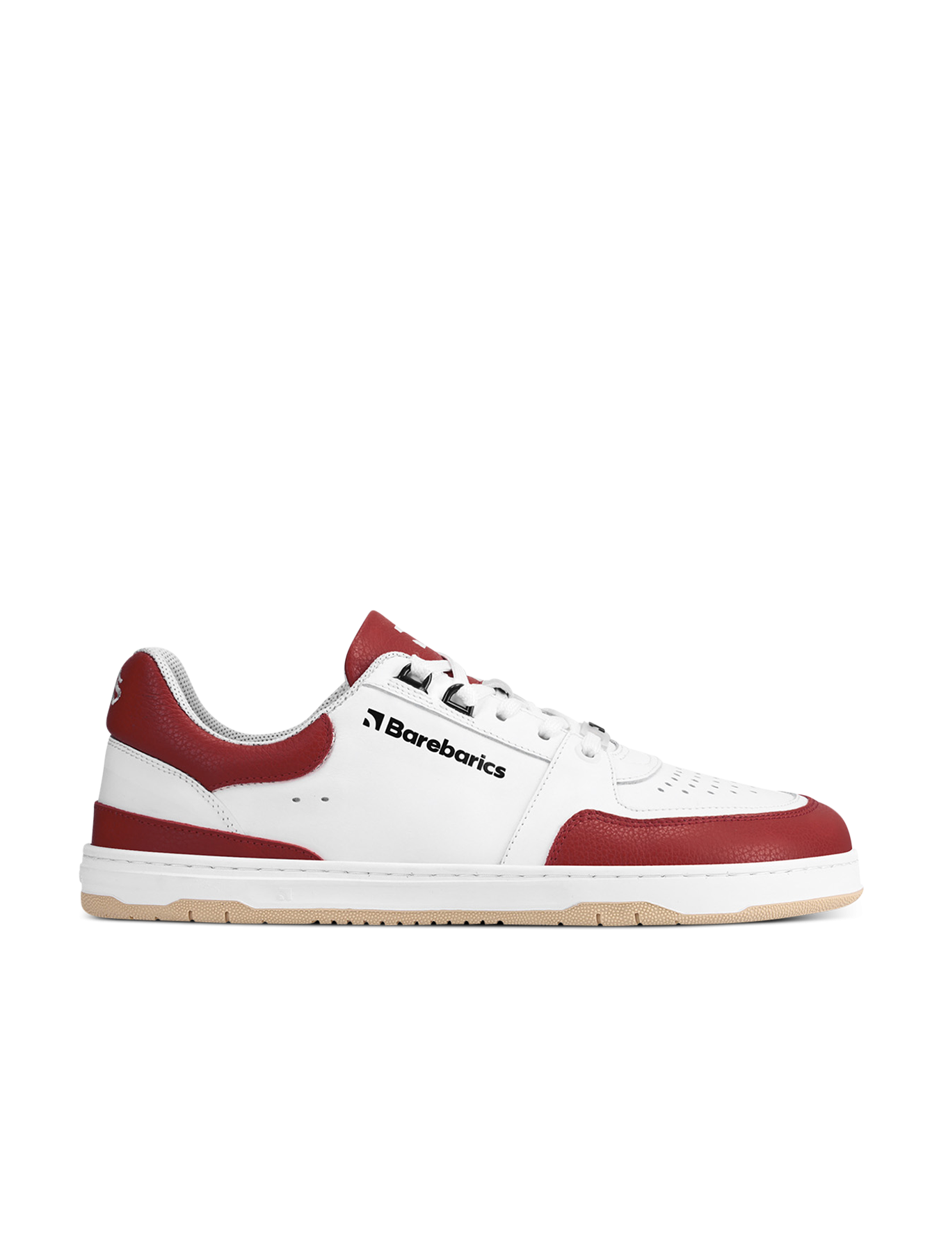 Barebarics Wave White & Crimson Red