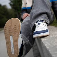 Barebarics Wave White & Dark Blue