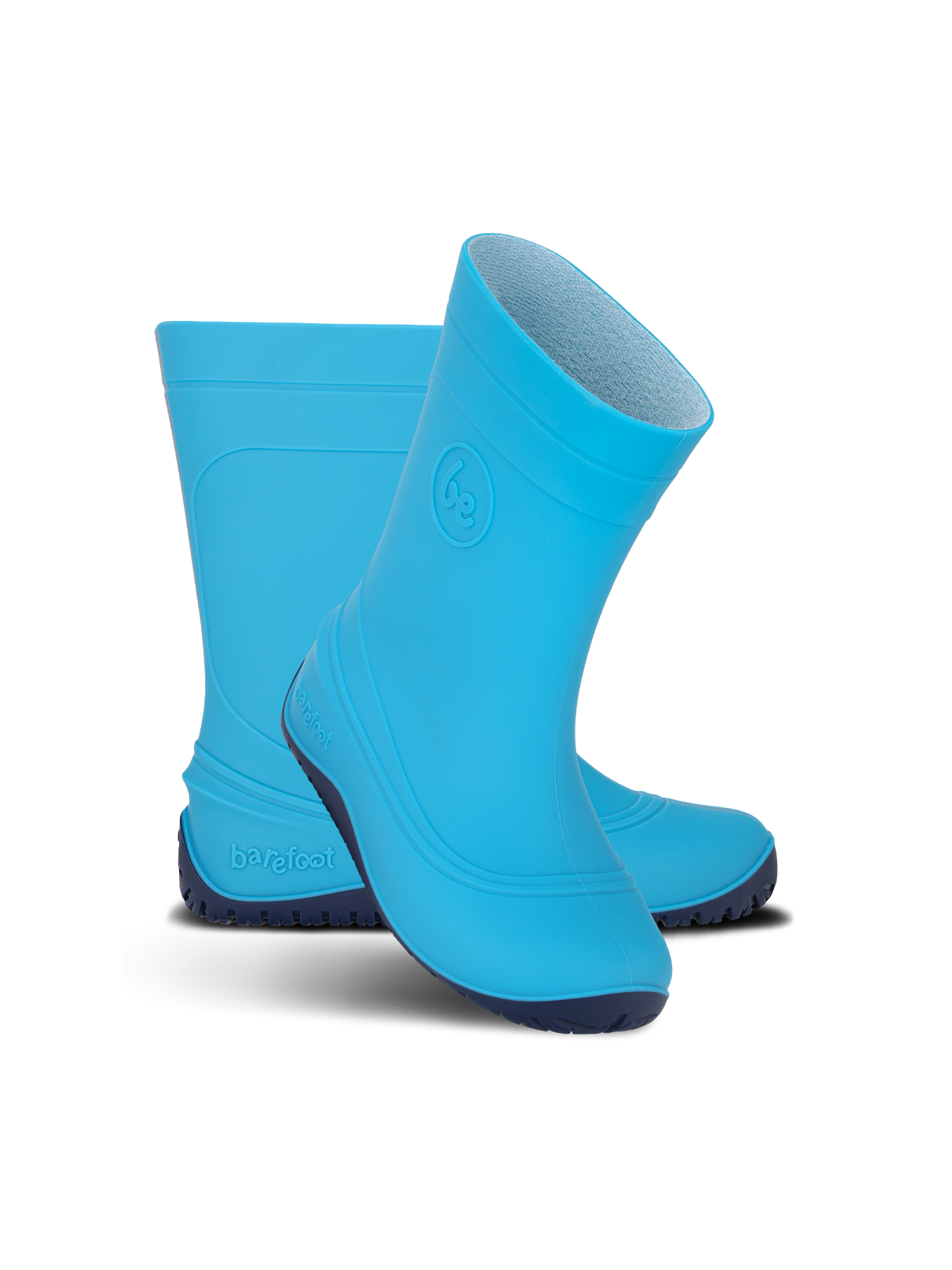 Be Lenka Kids Barefoot Rain Boots Pudds - Aqua Blue