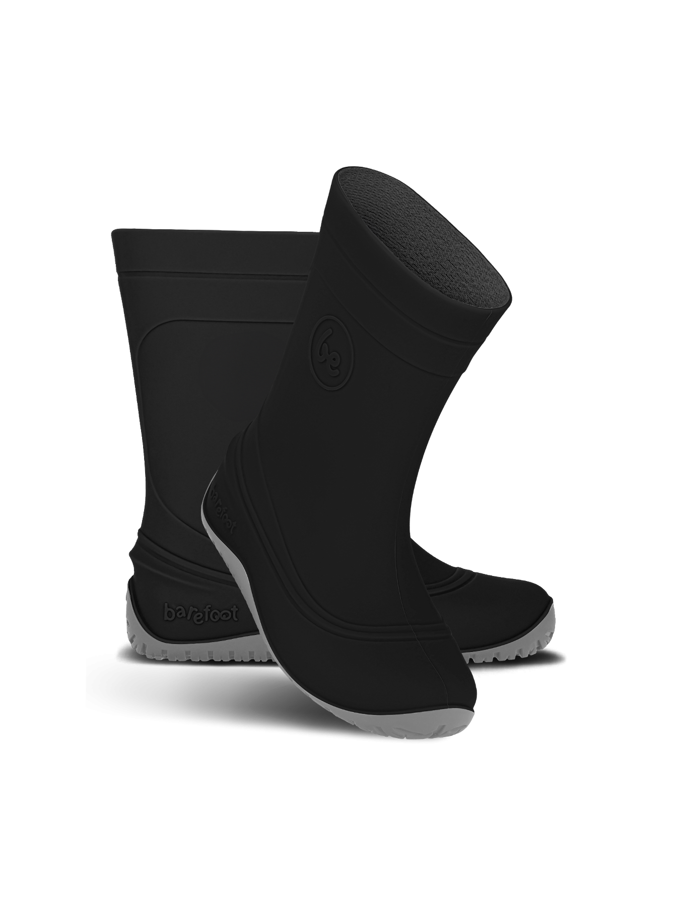 Be Lenka Kids Barefoot Rain Boots Pudds - Black