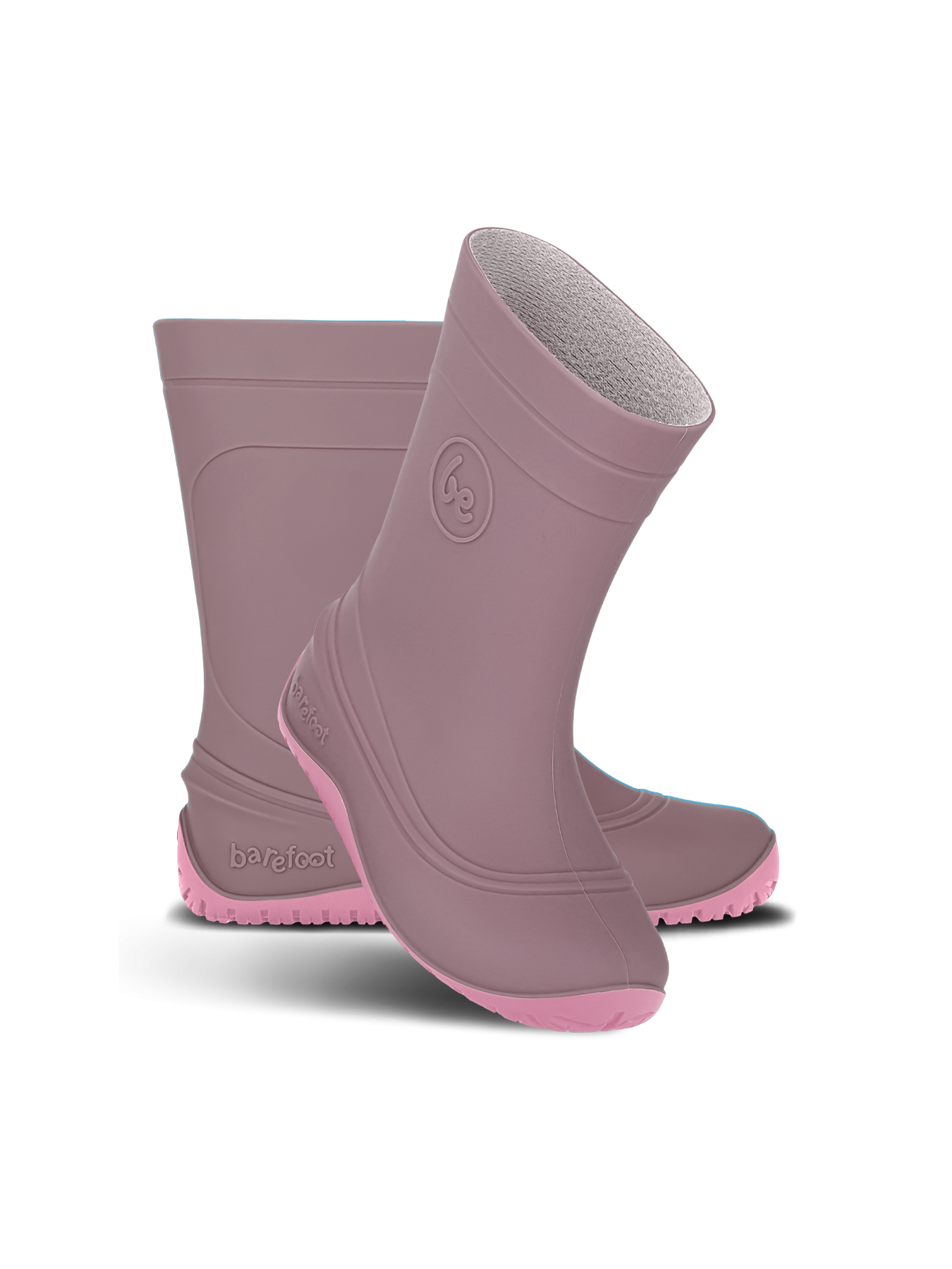 Be Lenka Kids Barefoot Rain Boots Pudds - Misty Pink