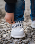 Be Lenka Energise Kids White & Checkerboard