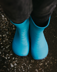 Be Lenka Kids Barefoot Rain Boots Pudds - Aqua Blue