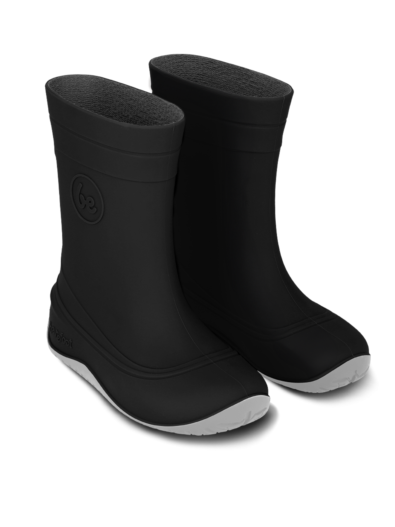 Be Lenka Kids Barefoot Rain Boots Pudds - Black
