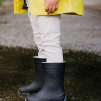 Be Lenka Kids Barefoot Rain Boots Pudds - Black