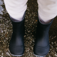Be Lenka Kids Barefoot Rain Boots Pudds - Black