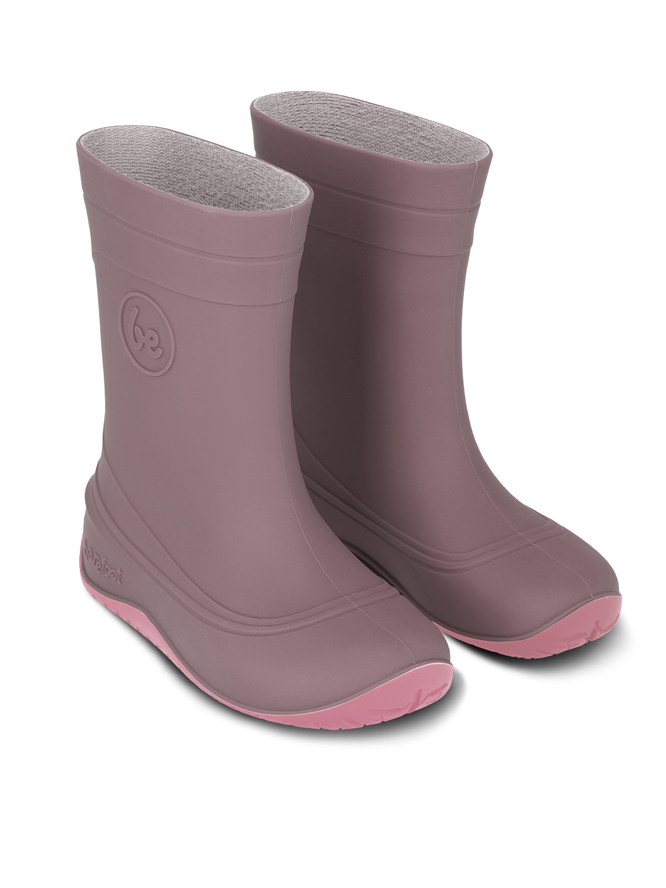 Be Lenka Kids Barefoot Rain Boots Pudds - Misty Pink