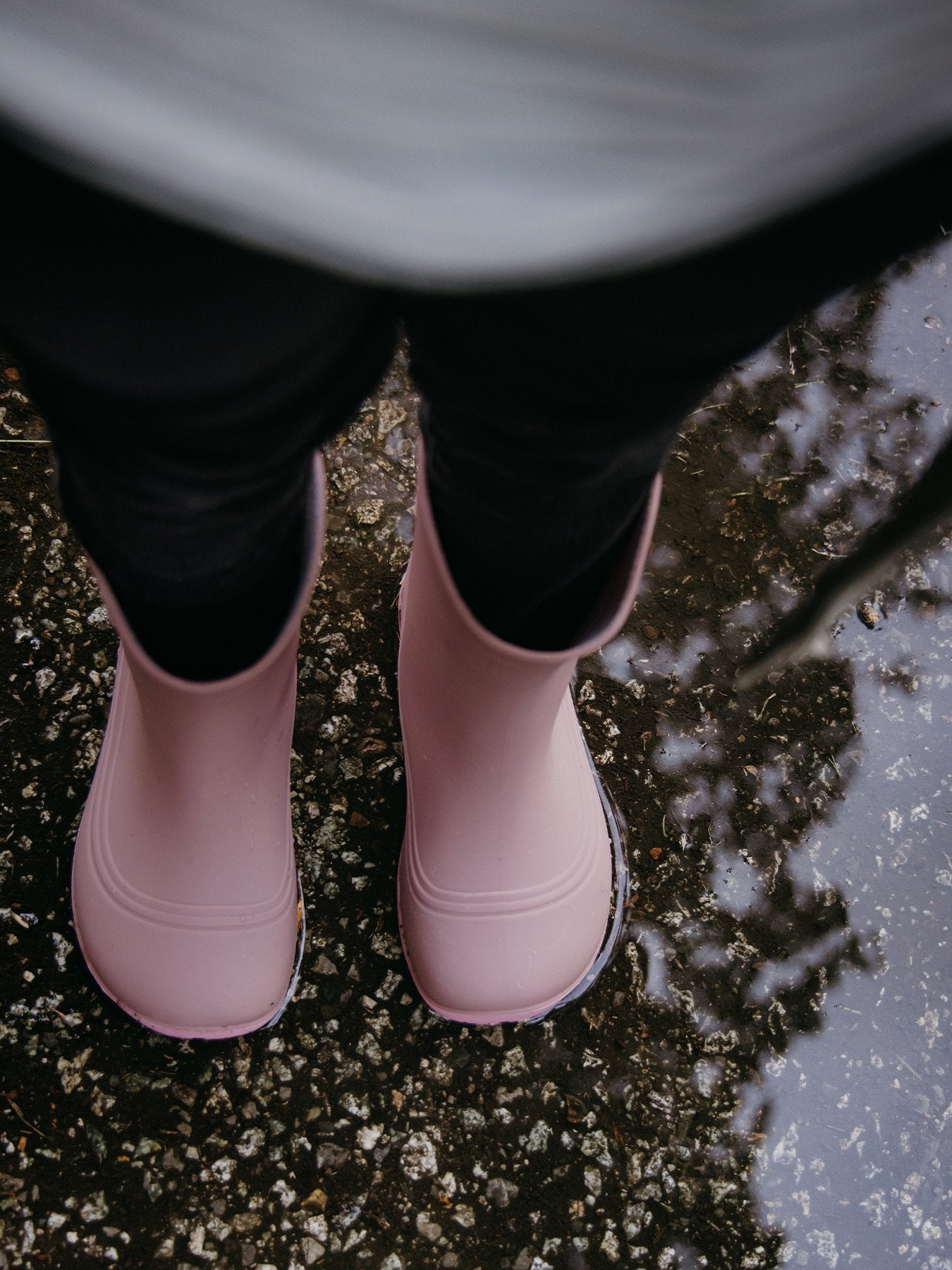 Be Lenka Kids Barefoot Rain Boots Pudds - Misty Pink