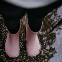 Be Lenka Kids Barefoot Rain Boots Pudds - Misty Pink