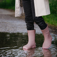 Be Lenka Kids Barefoot Rain Boots Pudds - Misty Pink