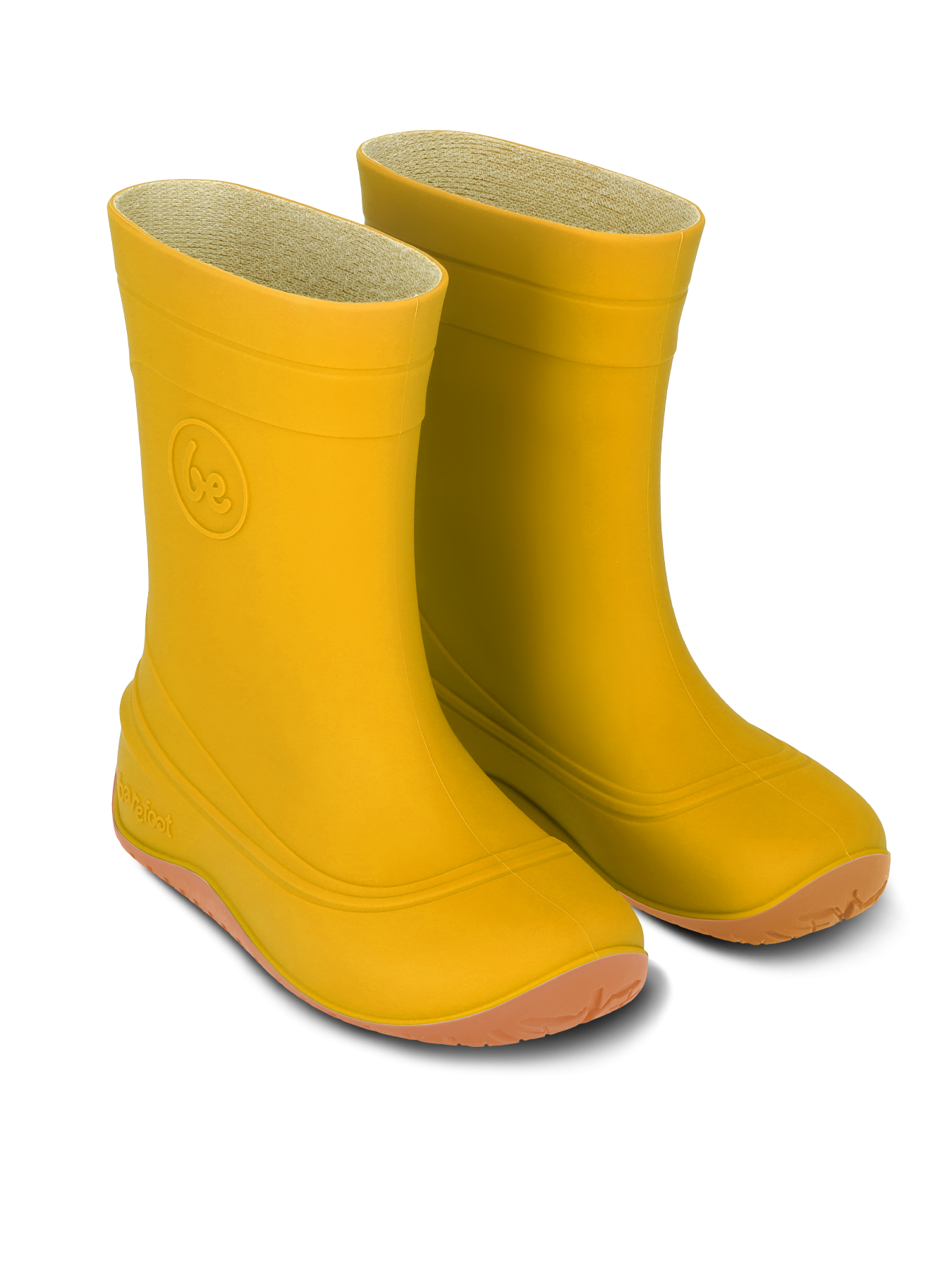 Be Lenka Kids Barefoot Rain Boots Pudds - Yellow