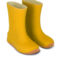 Be Lenka Kids Barefoot Rain Boots Pudds - Yellow