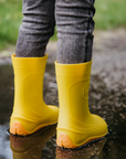 Be Lenka Kids Barefoot Rain Boots Pudds - Yellow