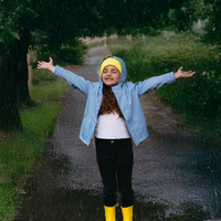 Be Lenka Kids Barefoot Rain Boots Pudds - Yellow