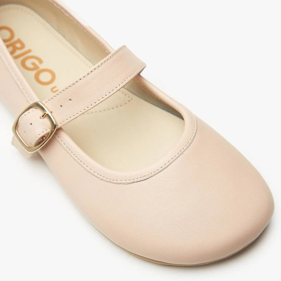Origo Shoes The Mary Jane Single Strap Nude