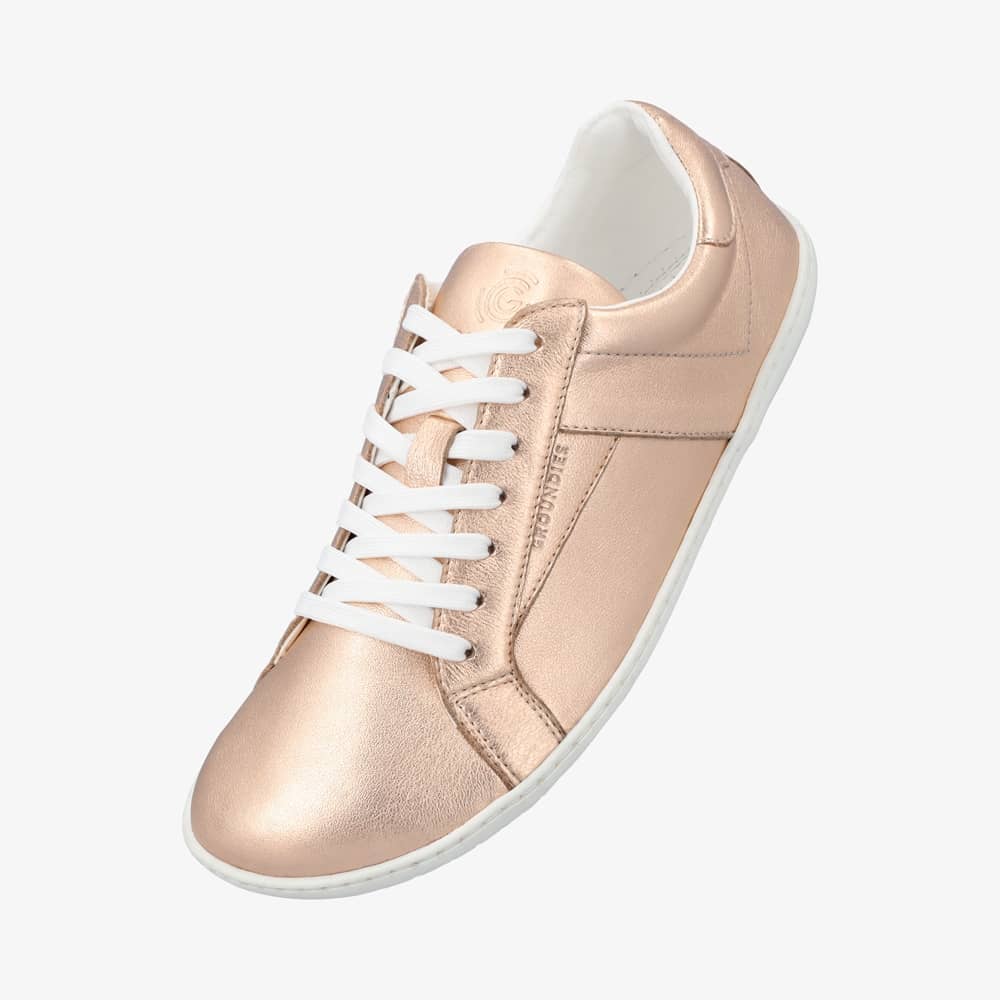 Groundies Melbourne Barefoot Metallic Rose - CLEARANCE